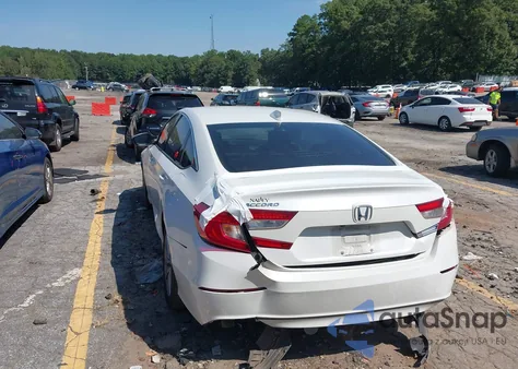 2021 Honda Accord Lx из США, поврежденный, VIN 1HGCV1F10MA113856